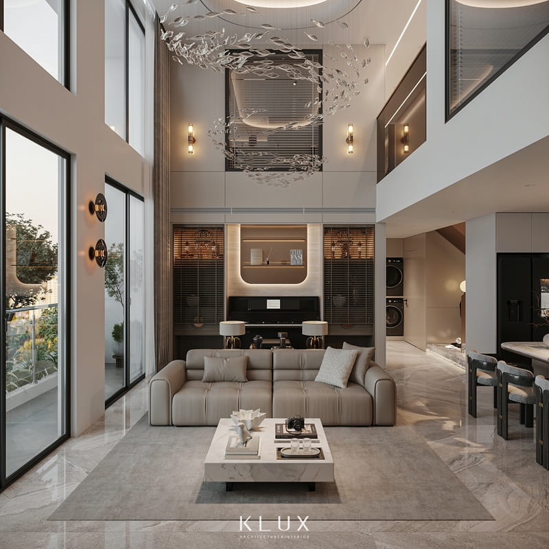 Thiết kế căn hộ 100m2 cần sự phối hợp màu sắc và ánh sáng