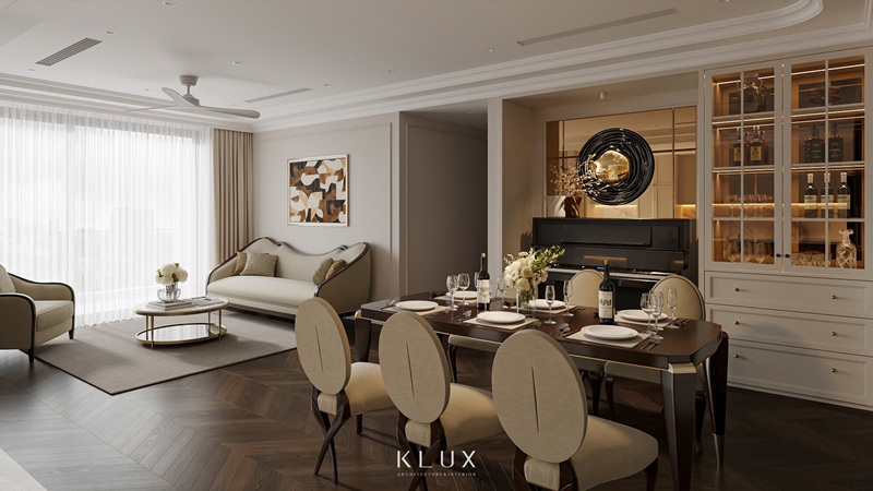 Không gian được phân chia rõ ràng phù hợp với thói quen sinh hoạt của gia chủ