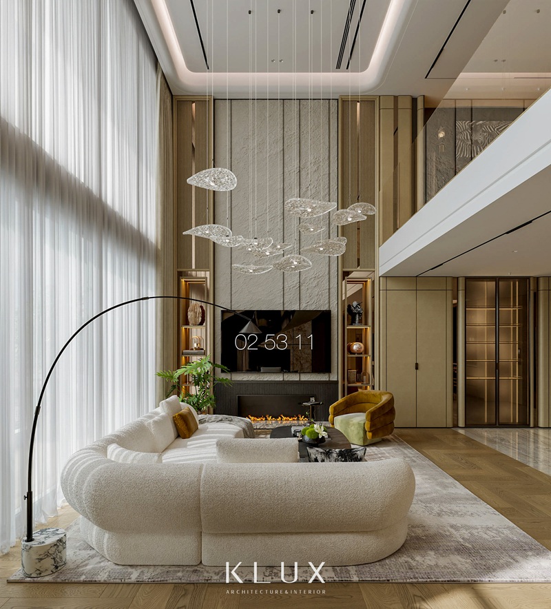 Thiết kế nội thất căn hộ Duplex với đặc trưng thiết kế thông tầng đẳng cấp 