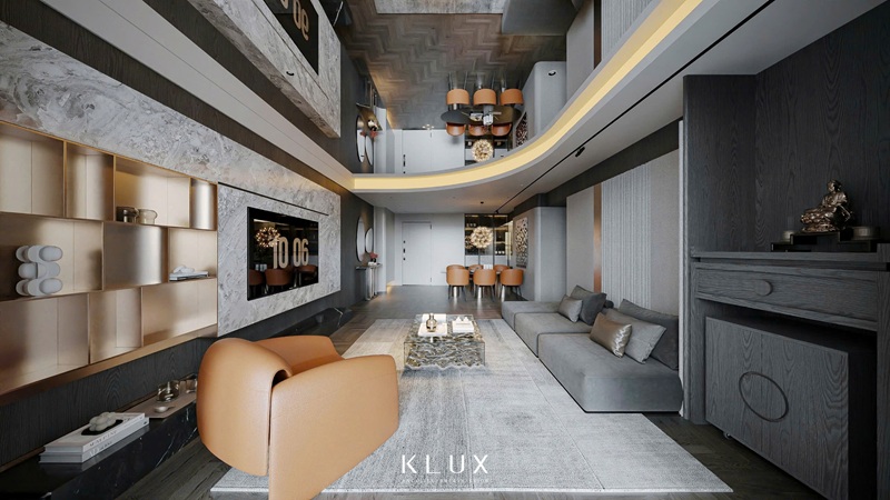 Sự kết hợp giữa ánh sáng tự nhiên và nhân tạo tạo nên một tổng thể hài hòa 