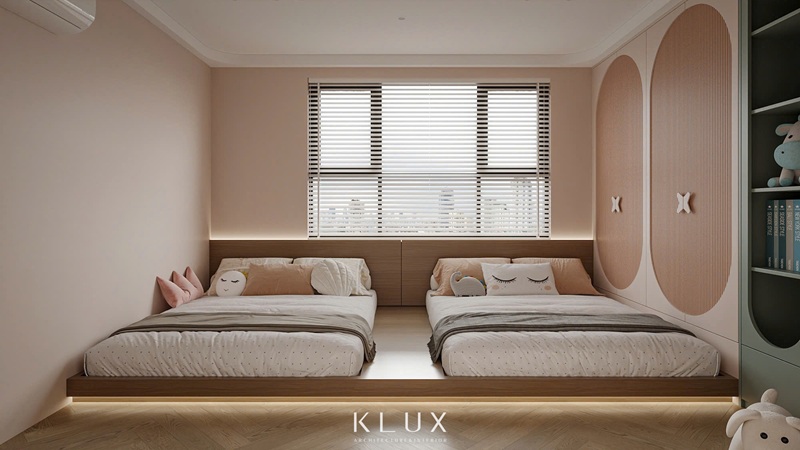 Thiết kế phòng ngủ cho con gái dễ thương