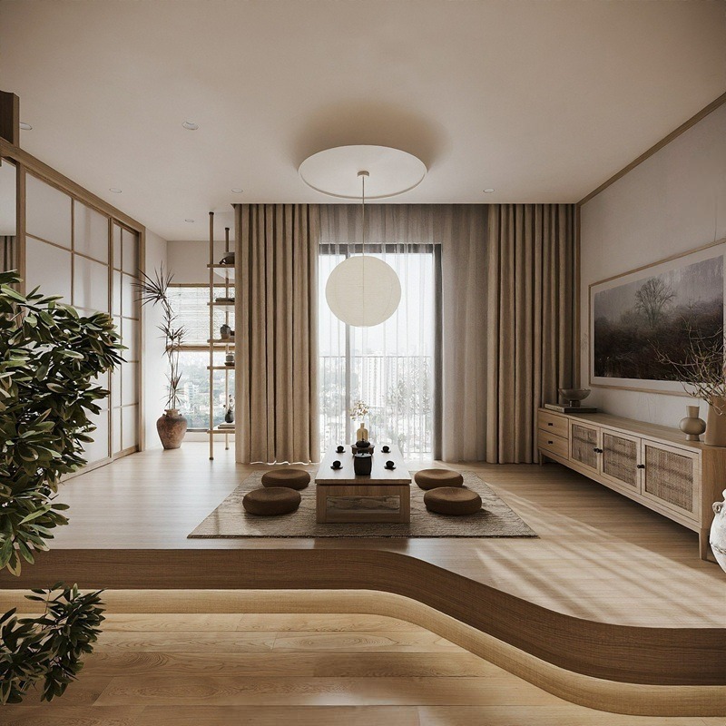 Phong cách nội thất Nhật Bản đề cao sự đơn giản, gần gũi với thiên nhiên Phong cách nội thất Nhật Bản đề cao sự đơn giản, gần gũi với thiên nhiên