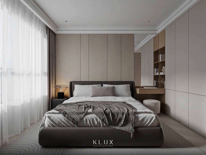 Phòng ngủ nhỏ thiết kế đơn giản, tận dụng nguồn ánh sáng tự nhiên  Phòng ngủ nhỏ thiết kế đơn giản, tận dụng nguồn ánh sáng tự nhiên