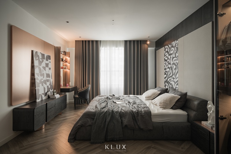 Mẫu phòng ngủ Master đẹp phong cách hiện đại, cá tính 