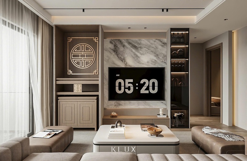 Chất liệu sử dụng trong thiết kế bàn thờ ở chung cư 