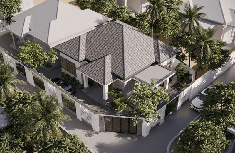 Thiết kế kiến trúc nhà cấp 4 nông thôn Thiết kế kiến trúc nhà cấp 4 nông thôn