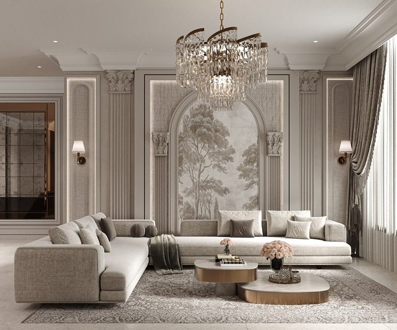 Phong cách Modern Classic chú trọng đến ánh sáng và không gian