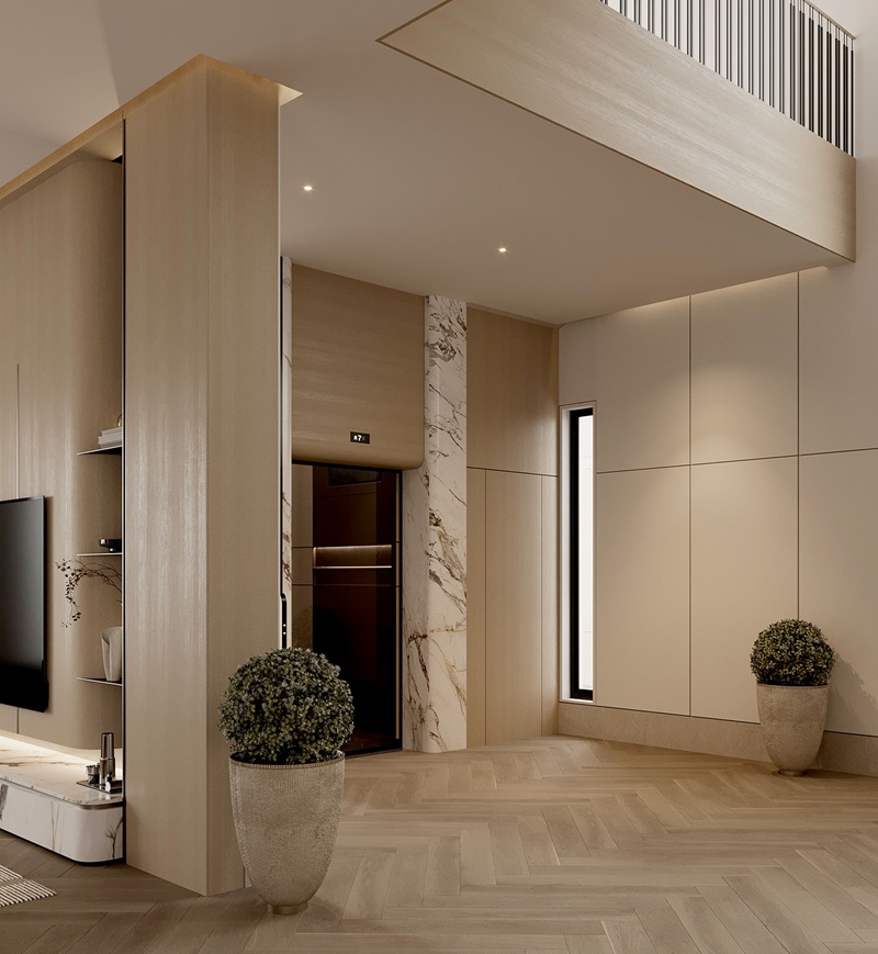 Phong cách Modern Luxury không nên sử dụng quá nhiều chi tiết