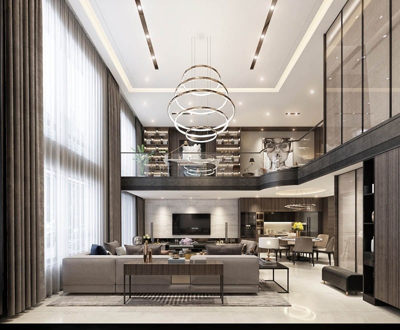 Phong cách nội thất Modern Luxury