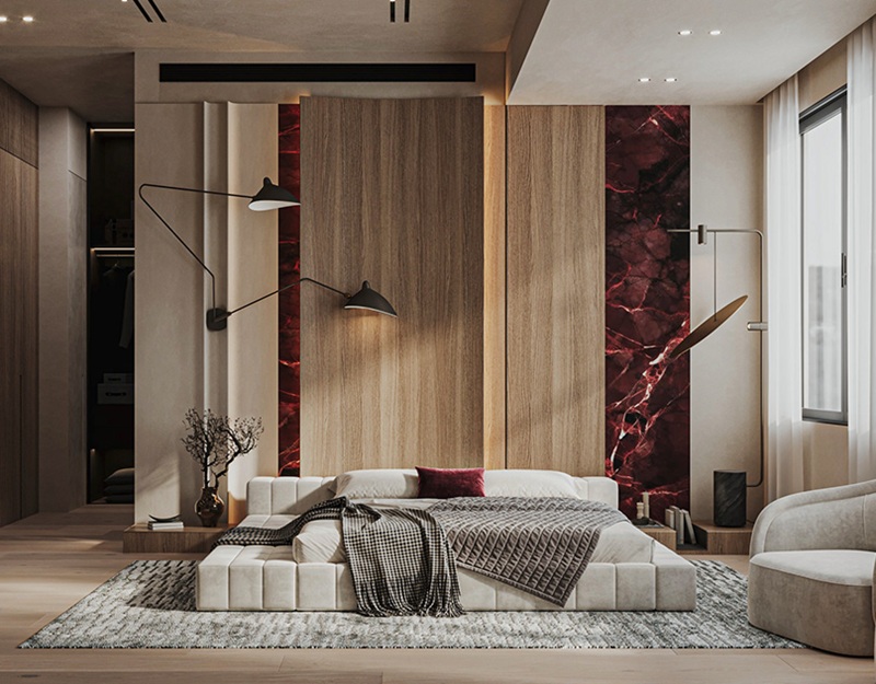 Phong cách Modern Luxury chú trọng đến những hình khối rõ ràng