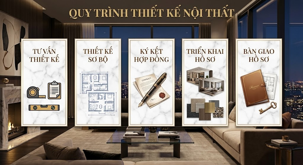 Quy trình thiết kế nội thất