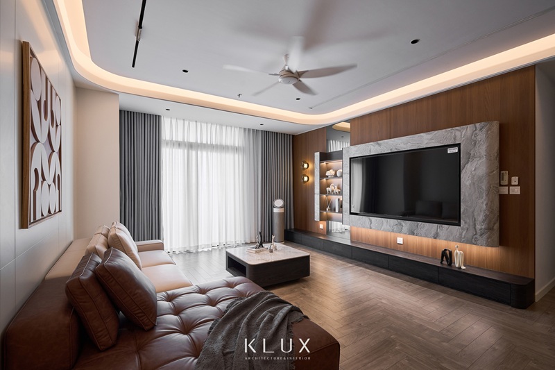 Hệ thống đèn LED âm trần tạo điểm nhấn nghệ thuật, tăng thêm tính thẩm mỹ cho không gian