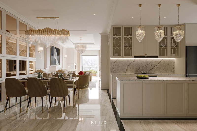 Các chi tiết nội thất kết hợp đường phào chỉ tinh tế mang đến trải nghiệm sống thượng lưu Các chi tiết nội thất kết hợp đường phào chỉ tinh tế mang đến trải nghiệm sống thượng lưu