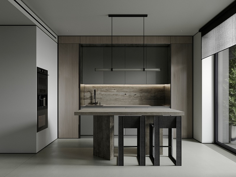 Thiết kế nội thất chung cư tối giản giảm thiểu các chi tiết dư thừa 