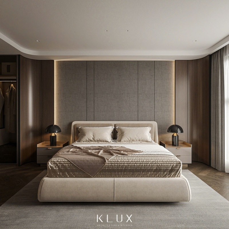 Không gian phòng ngủ master mang đậm dấu ấn cá nhân hóa 