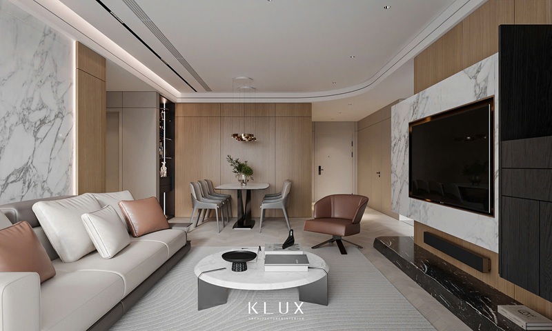 Không gian phòng khách chú trọng đến việc tối ưu hóa công năng