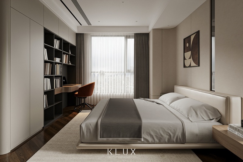 Phòng ngủ master bố trí công năng hợp lý Phòng ngủ master bố trí công năng hợp lý