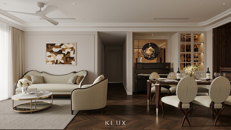 Thiết kế nội thất chung cư Sunshine Garden phong cách tân cổ điển Thiết kế nội thất chung cư Sunshine Garden phong cách tân cổ điển